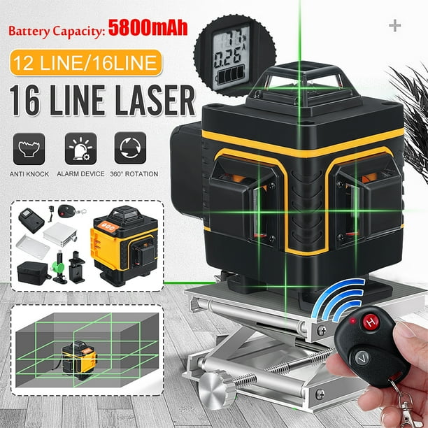 3D Laser Level 16/12 Line LED Display 360° Rotary Self Leveling Measure Machine 3D Laser Level 16/12 Line LED Display 360° Rotary Self Leveling Measure Machine